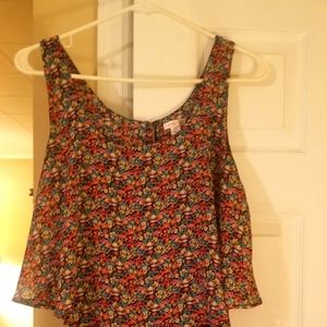 Floral romper size 8 petite